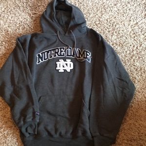 Gray Notre Dame sweatshirt